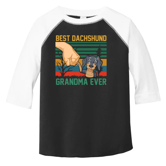 Best Dachshund Grandma Ever Toddler Fine Jersey T-Shirt