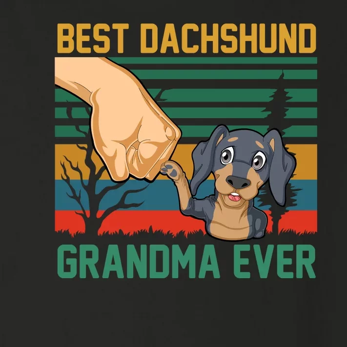 Best Dachshund Grandma Ever Toddler Long Sleeve Shirt