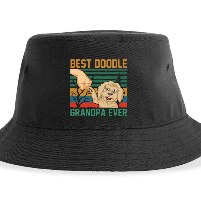 Best Doodle Grandpa Ever Sustainable Bucket Hat