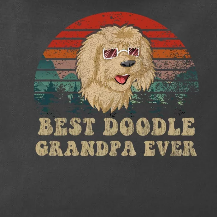 Best Doodle Grandpa Ever Zip Tote Bag