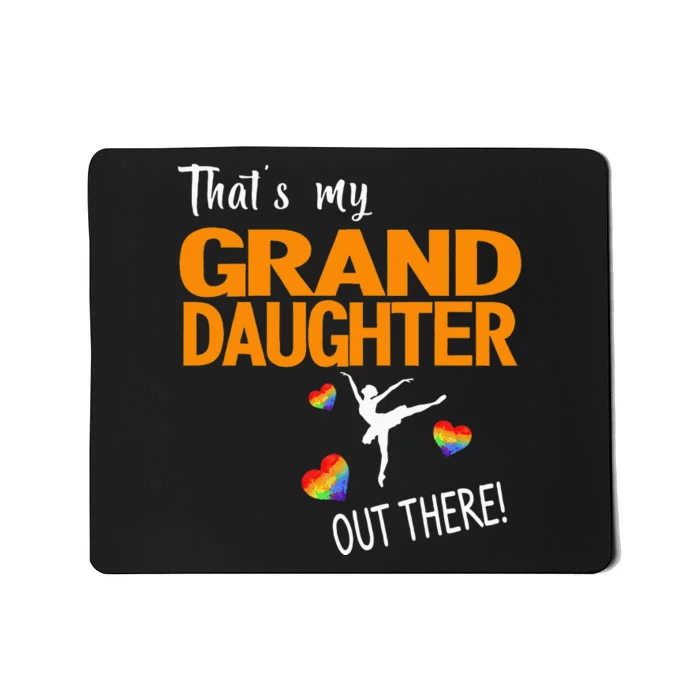 Ballet Dancing Granddaughter Grandpa & Grandma Gift Mousepad