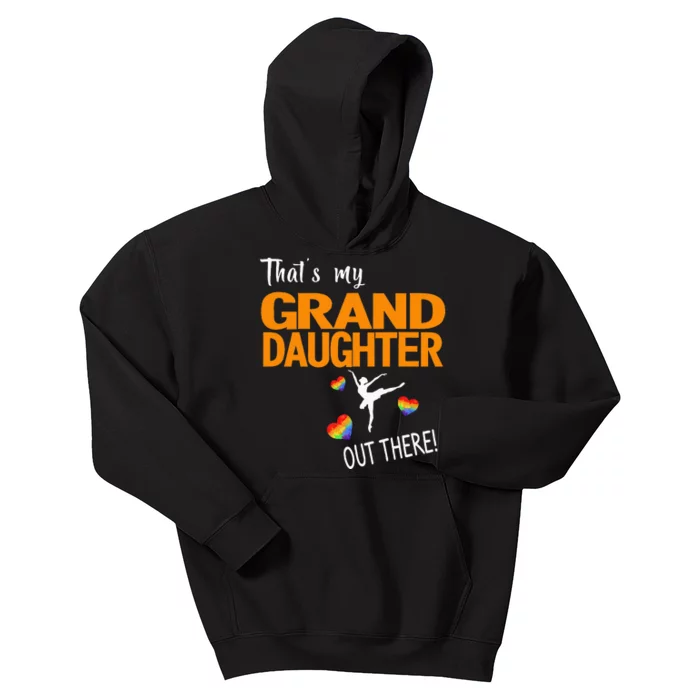 Ballet Dancing Granddaughter Grandpa & Grandma Gift Kids Hoodie