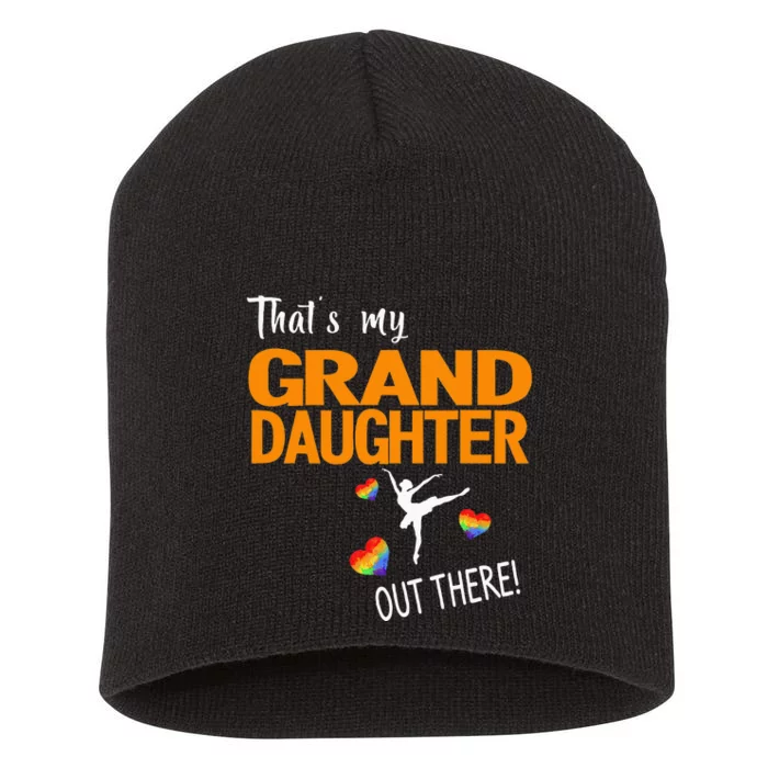 Ballet Dancing Granddaughter Grandpa & Grandma Gift Short Acrylic Beanie