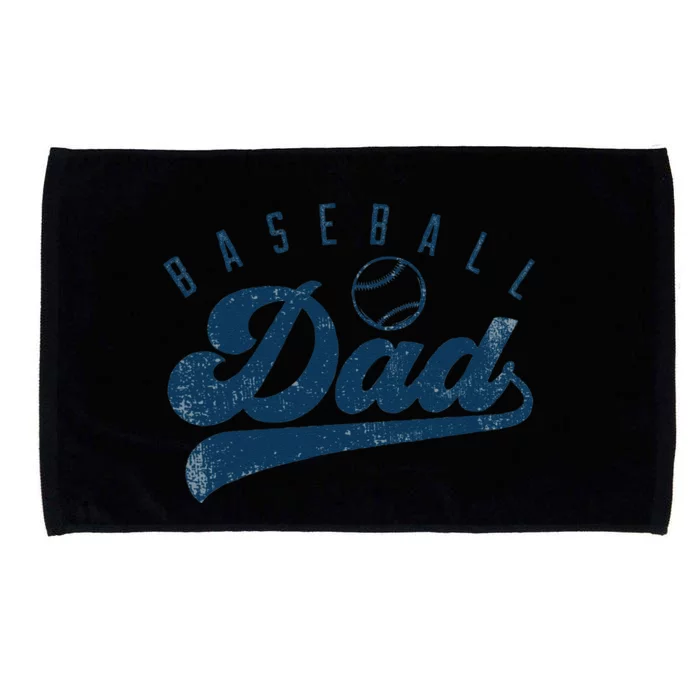 Baseball Dad Gifts Daddy Fathers Day Microfiber Hand Towel