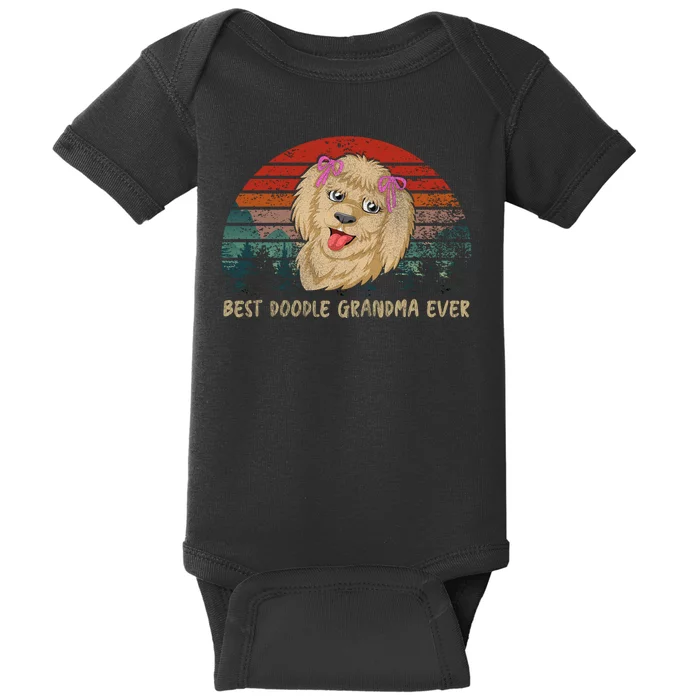 Best Doodle Grandma Ever Baby Bodysuit