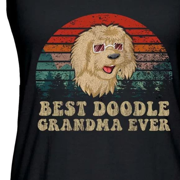 Best Doodle Grandma Ever Ladies Essential Flowy Tank