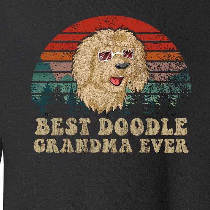 Best Doodle Grandma Ever Toddler Sweatshirt