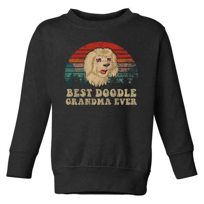 Best Doodle Grandma Ever Toddler Sweatshirt