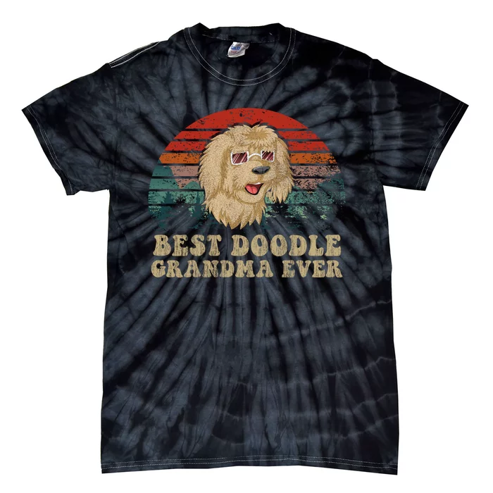 Best Doodle Grandma Ever Tie-Dye T-Shirt