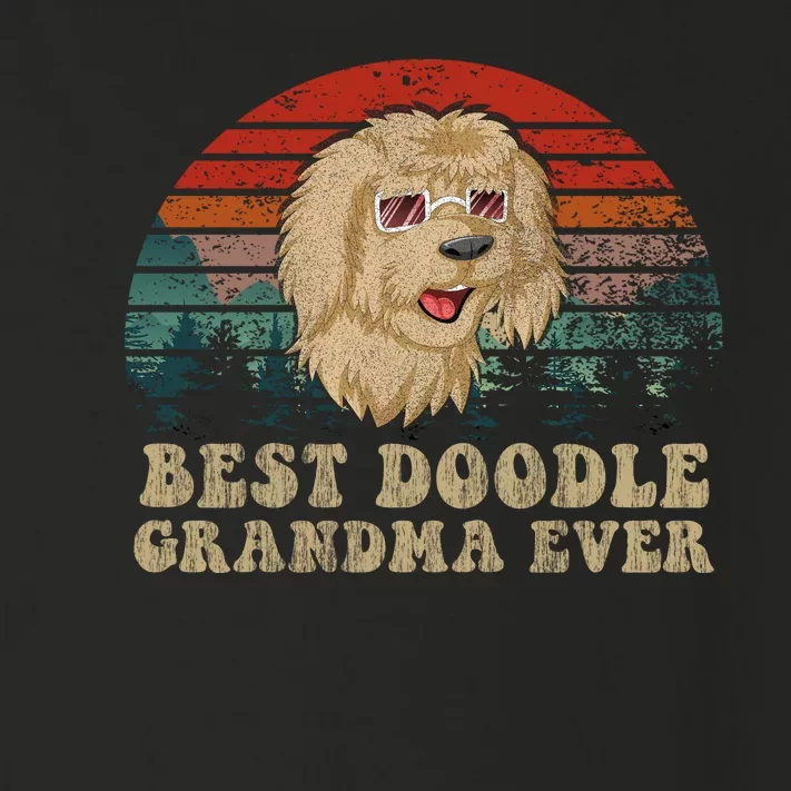 Best Doodle Grandma Ever Toddler Long Sleeve Shirt