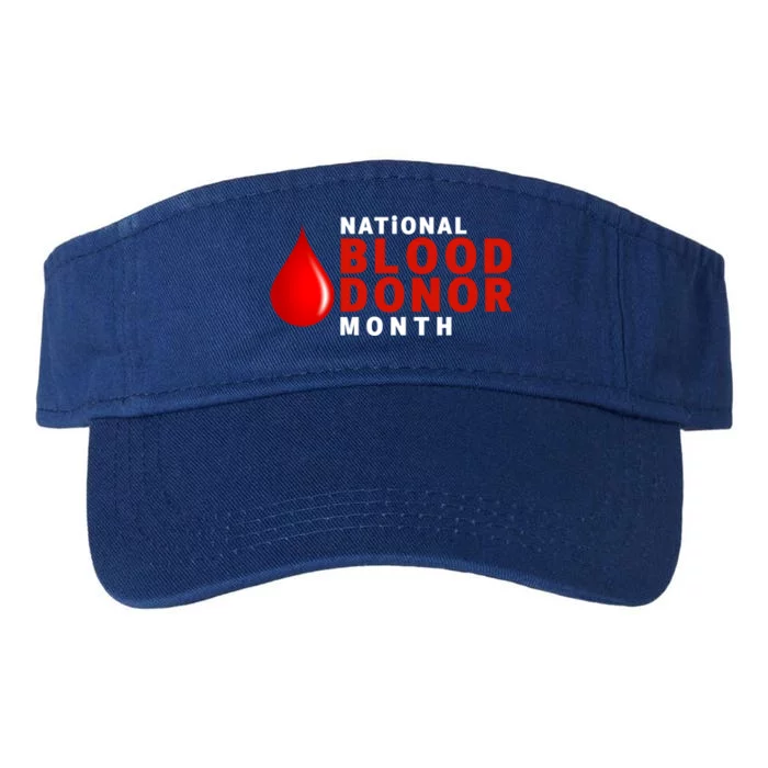 Blood Donor Gift National Volunteer Blood Donor Month Gift Valucap Bio-Washed Visor