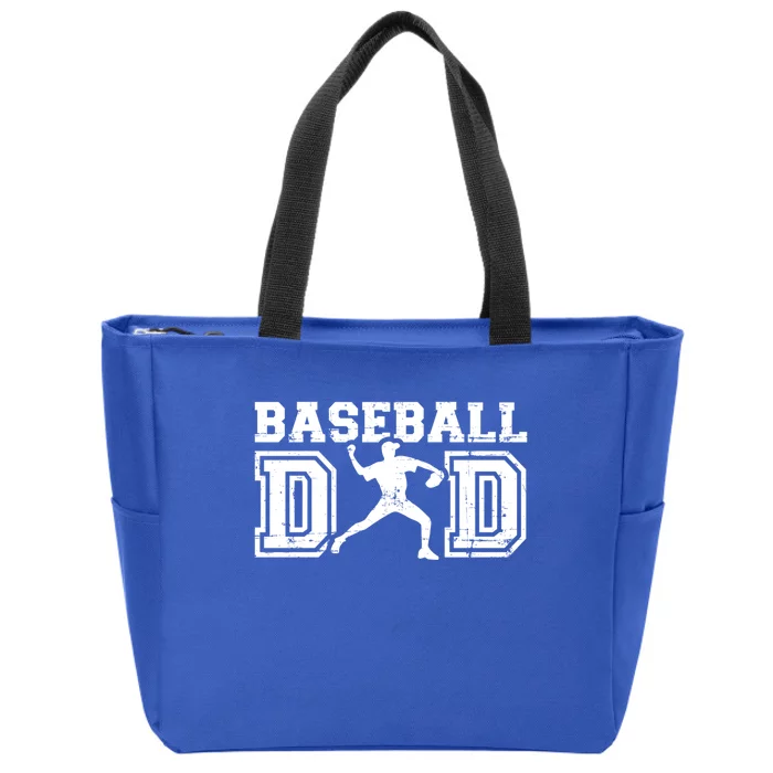 Baseball Dad Gift For FatherS Day Gift Zip Tote Bag