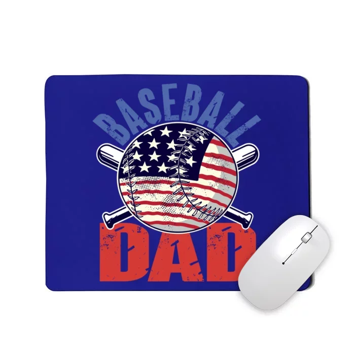 Baseball Dad Gift Funny Baseball Dad Gift Mousepad