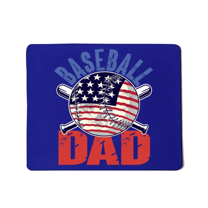 Baseball Dad Gift Funny Baseball Dad Gift Mousepad