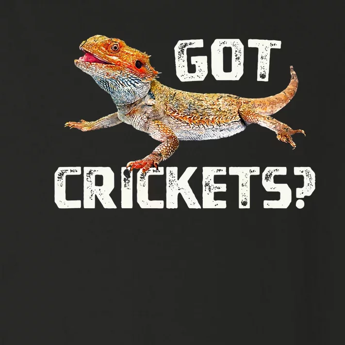 Bearded Dragon Got Crickets Funny Pet Lizard Lover Toddler Long Sleeve Shirt