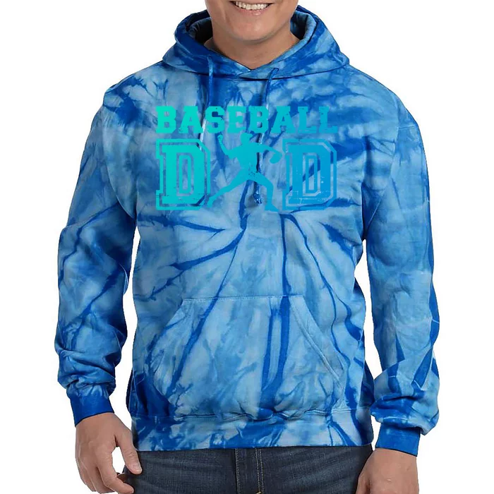 Baseball Dad Gift For FatherS Day Gift Tie Dye Hoodie