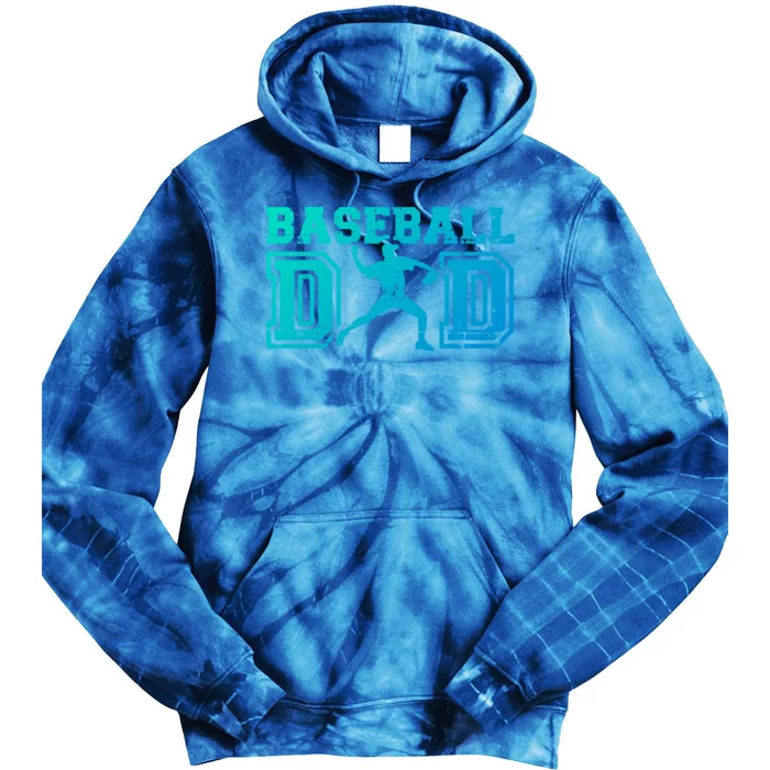 Baseball Dad Gift For FatherS Day Gift Tie Dye Hoodie