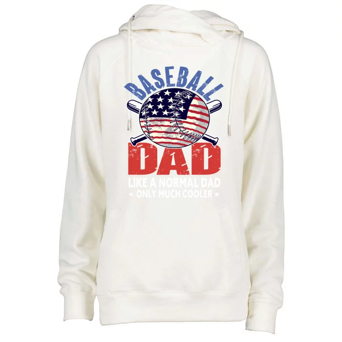 Baseball Dad Gift Funny Baseball Dad Gift Womens Funnel Neck Pullover Hood