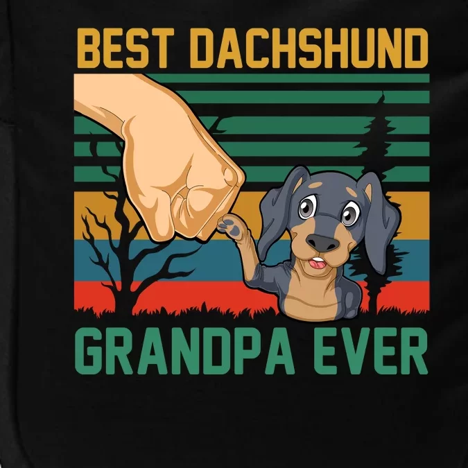 Best Dachshund Grandpa Ever Impact Tech Backpack