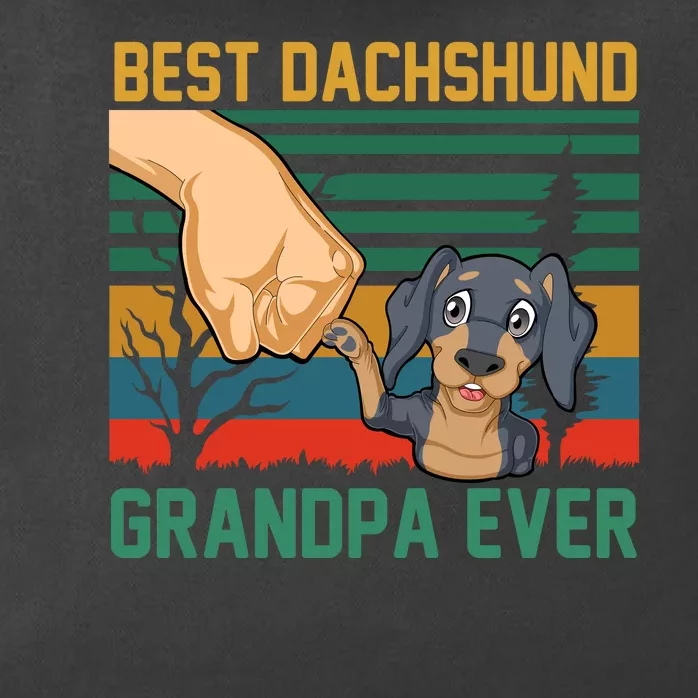 Best Dachshund Grandpa Ever Zip Tote Bag