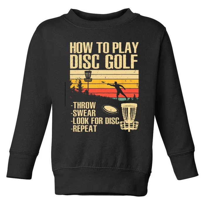 Best Disc Golf For  Disc Golf Tournament Player Toddler Sweatshirt