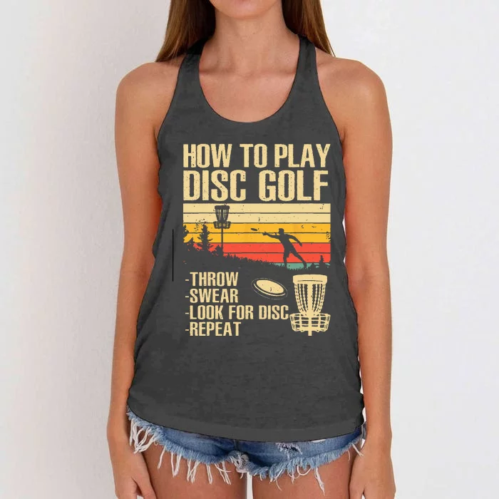 Best Disc Golf For  Disc Golf Tournament Player Women's Knotted Racerback Tank