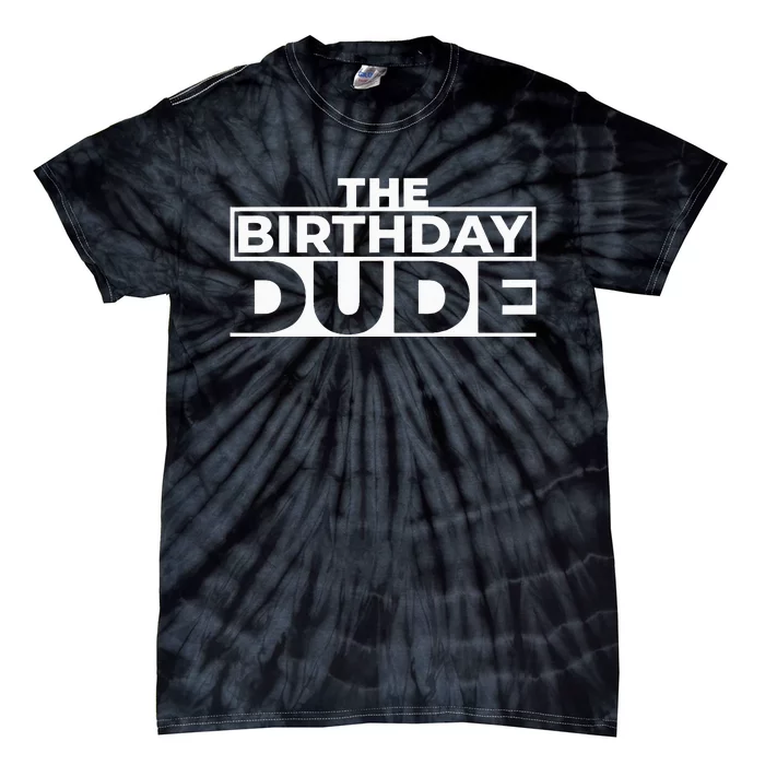 Birthday Dude Graphic Novelty Tie-Dye T-Shirt