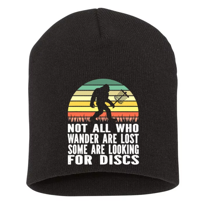 Bigfoot Disc Golf Sasquatch Funny Golf Ultimate Short Acrylic Beanie