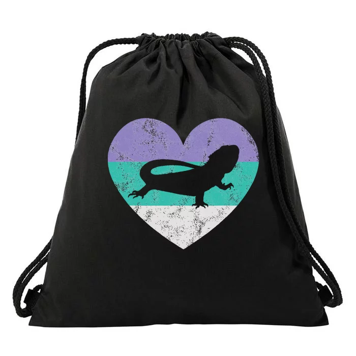 Bearded Dragon Gift Drawstring Bag