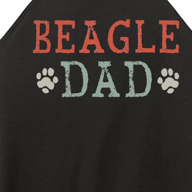 Beagle Dad Gift Women’s Perfect Tri Rocker Tank