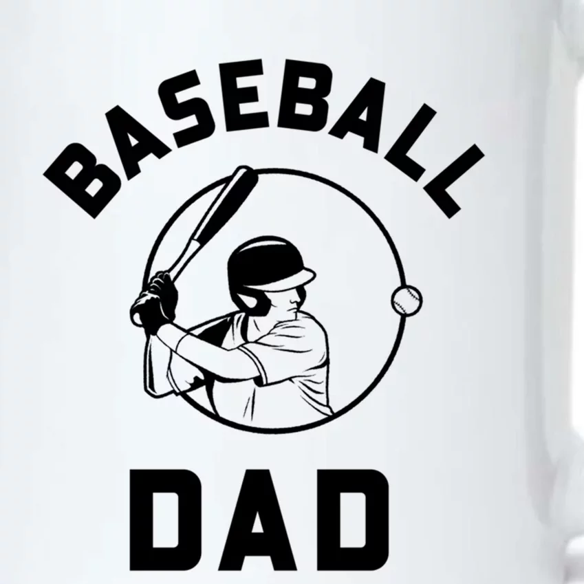 Baseball Dad Gift Black Color Changing Mug