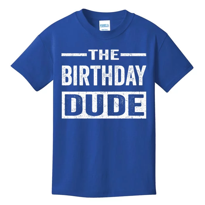 Birthday Dude Graphic Novelty Gift Kids T-Shirt