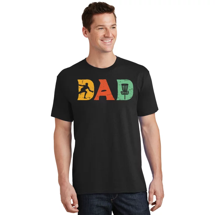 Best Disc Golf Dad Retro Fathers Day For Dad Sports T-Shirt