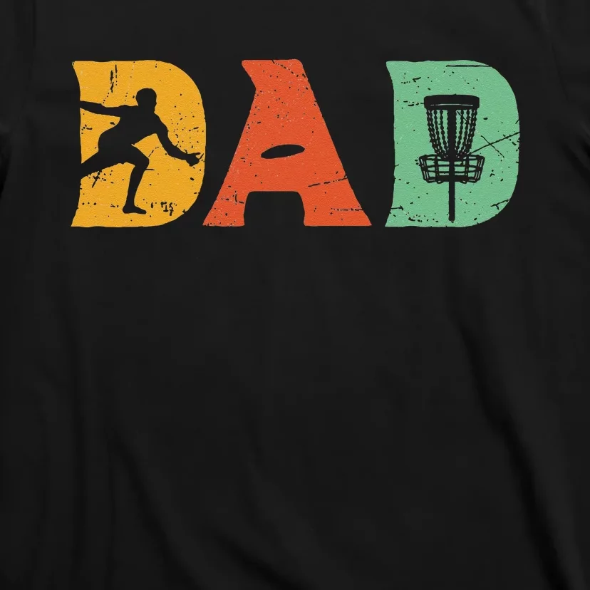 Best Disc Golf Dad Retro Fathers Day For Dad Sports T-Shirt