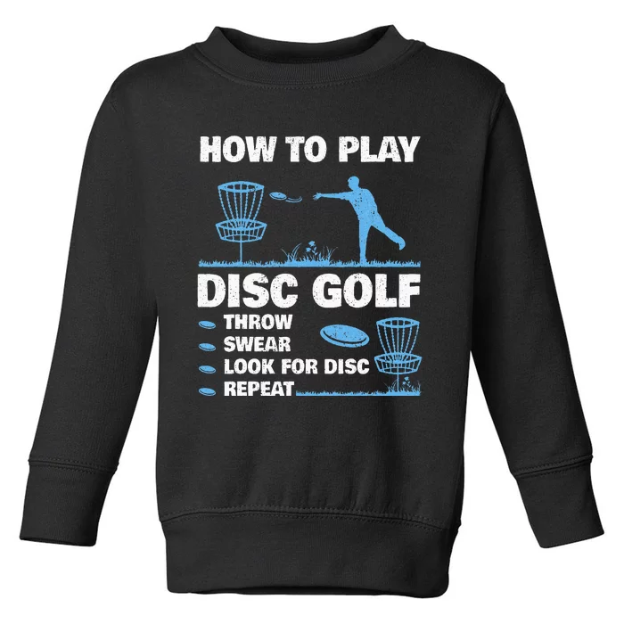 Best Disc Golf For  Disc Golf Tournament Player Toddler Sweatshirt