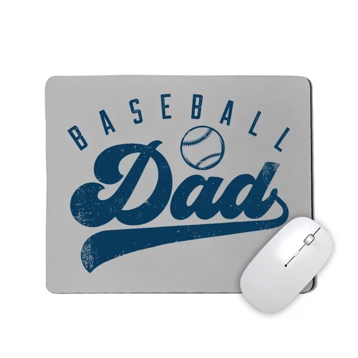 Baseball Dad Gifts Daddy Father's Day Mousepad