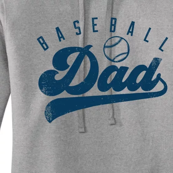 Baseball Dad Gifts Daddy Father's Day Women's Pullover Hoodie