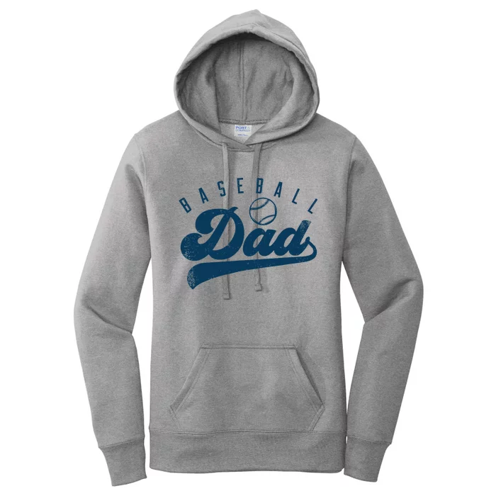 Baseball Dad Gifts Daddy Father's Day Women's Pullover Hoodie