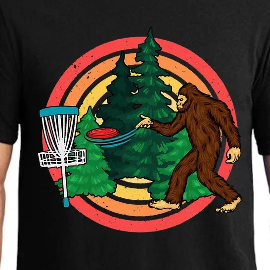 Bigfoot Disc Golf Funny Disc Golf Pajama Set