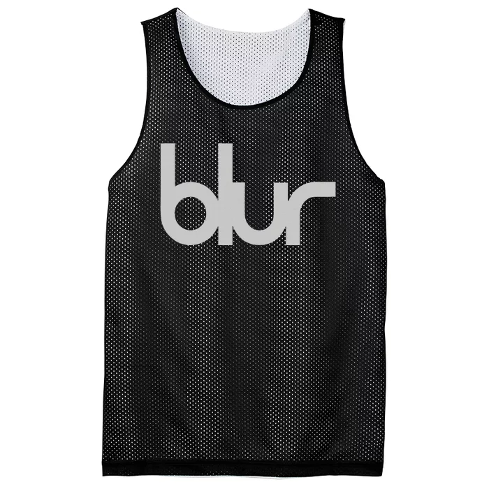 Blur Dark Green Central Logo Mesh Reversible Basketball Jersey Tank