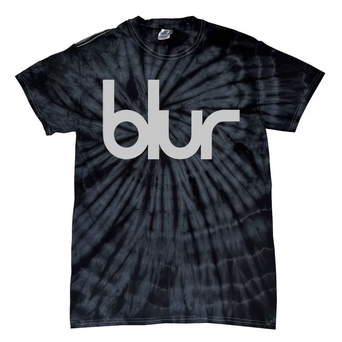 Blur Dark Green Central Logo Tie-Dye T-Shirt