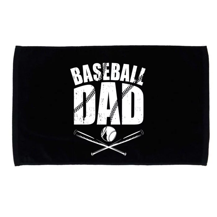 Baseball Dad Great Gift Microfiber Hand Towel