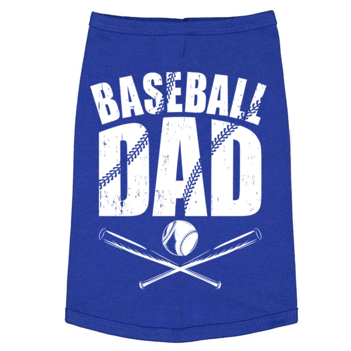 Baseball Dad Great Gift Doggie Tank