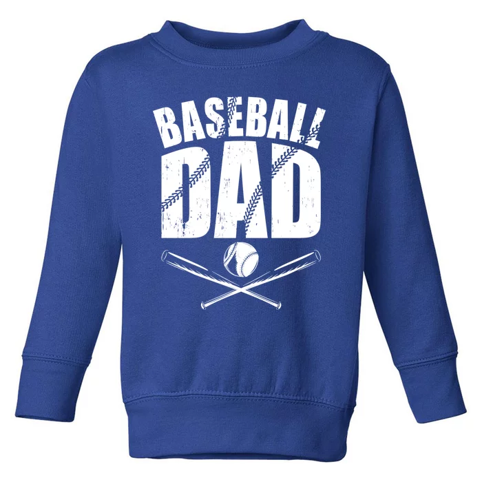 Baseball Dad Great Gift Toddler Sweatshirt