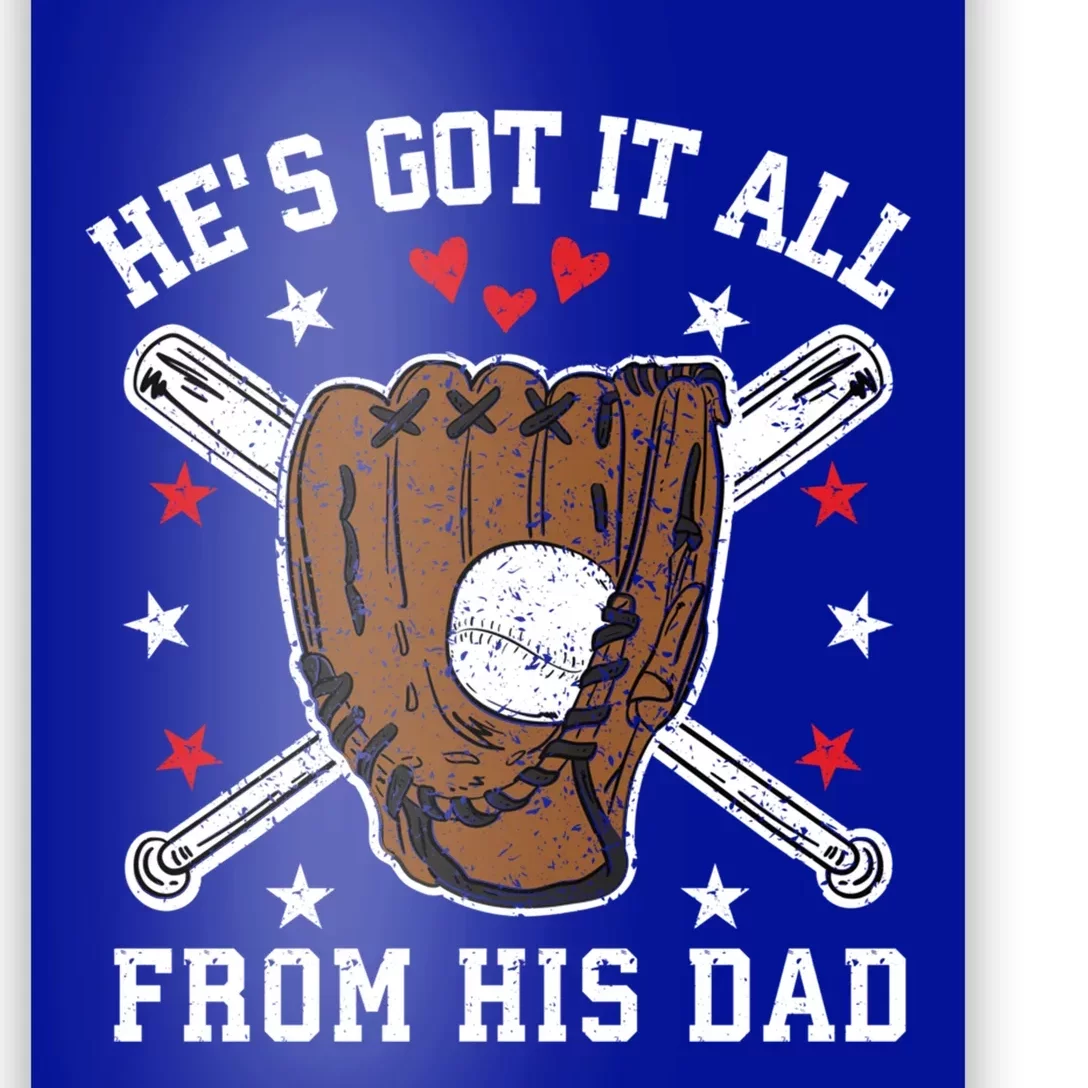 Baseball Dad Gift Poster