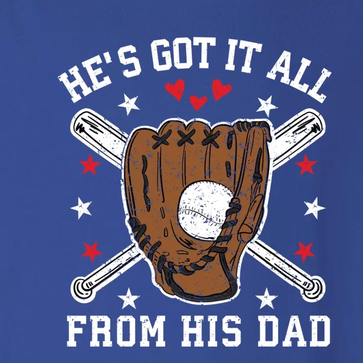 Baseball Dad Gift Toddler Long Sleeve Shirt