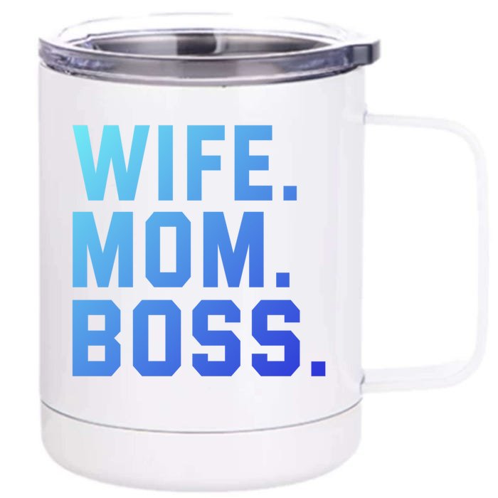 Boss Day Great Gift Wife Mom Boss Mama MotherS Day Birthday Gift Front & Back 12oz Stainless Steel Tumbler Cup