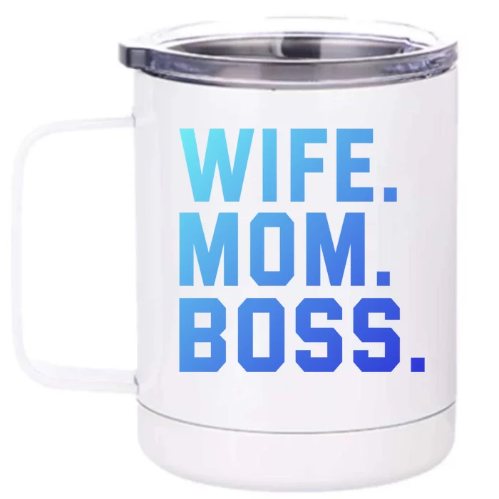 Boss Day Great Gift Wife Mom Boss Mama MotherS Day Birthday Gift Front & Back 12oz Stainless Steel Tumbler Cup