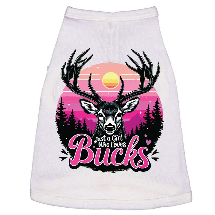 Buck Deer Hunting Hunter Girl Vintage Hunt Doggie Tank