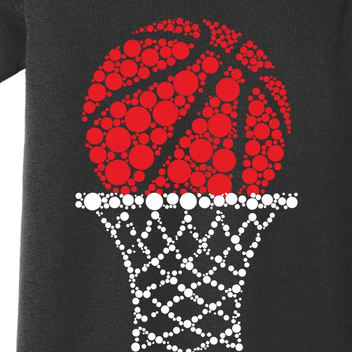 Basketball Dots Happy Dot Day Baby Bodysuit